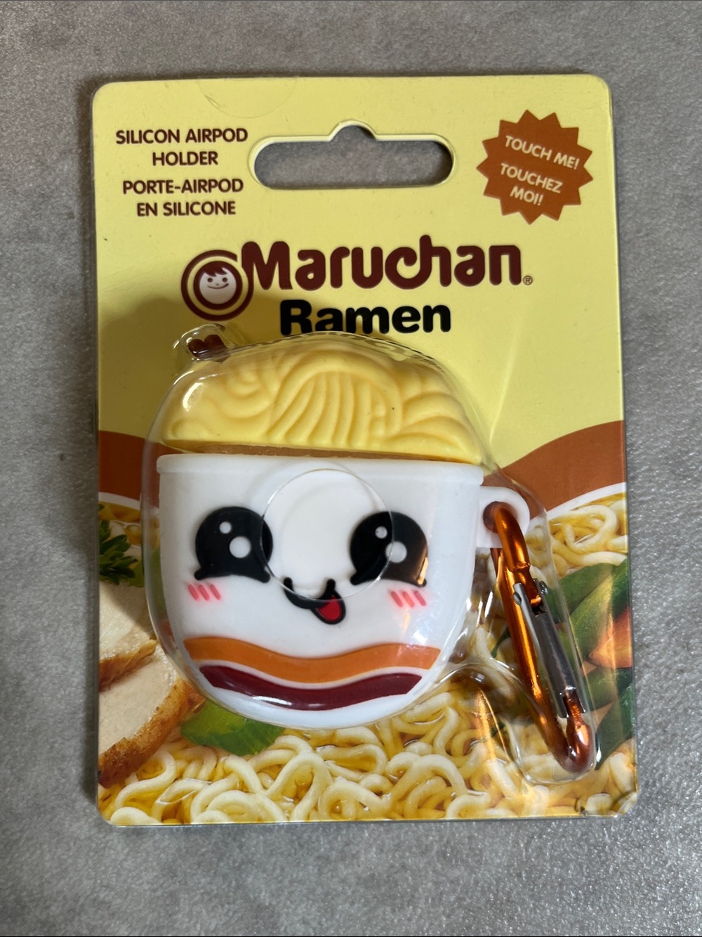 Maruchan Ramen Silicone AirPod Case - Cute Kawaii Cup Design
Gen 1 or 2